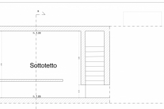 pianta piano sottotetto